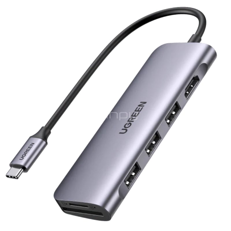 Adaptador Multipuerto HUB UGREEN USB-C (USB-C, USB-A, HDMI 4K/60Hz, PD 100W)