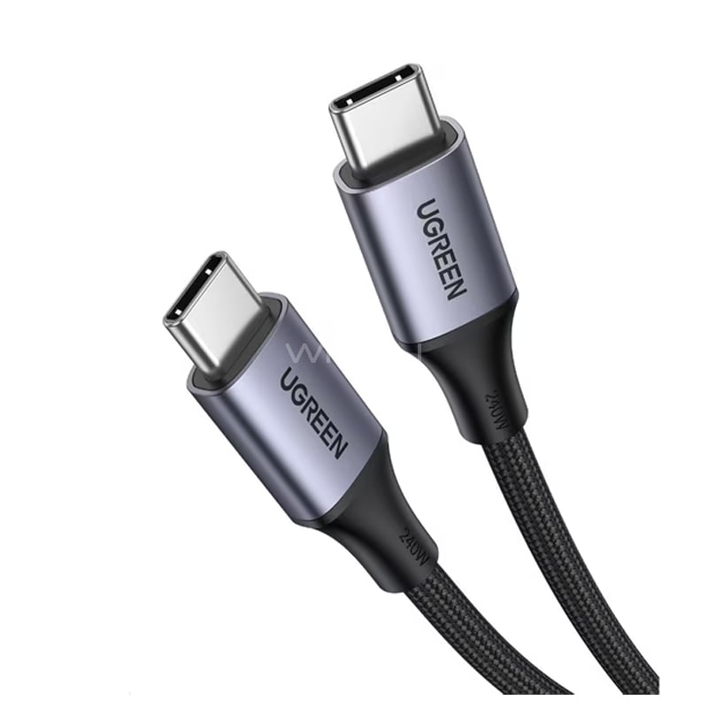 Cable USB-C UGREEN de 1 metro (Blindaje Resistente, PD 3.1, hasta 240W)