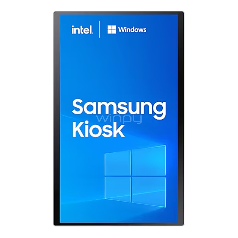 Sistema POS Samsung Kiosk de 24“ (Panel ADS, Full HD, Win10 IoT)