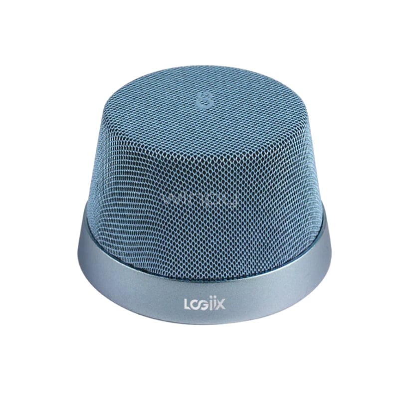 Parlante Bluetooth LOGiiX Blue Piston Mini (Sistema Magnético, Audio HD, Azul Claro)