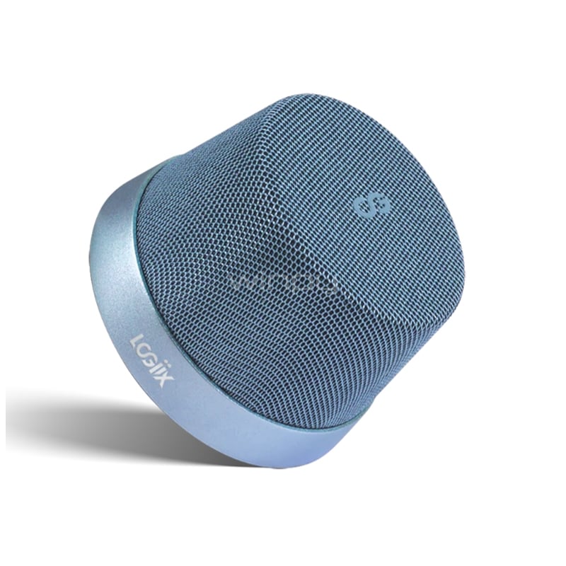 Parlante Bluetooth LOGiiX Blue Piston Mini (Sistema Magnético, Audio HD, Azul Claro)
