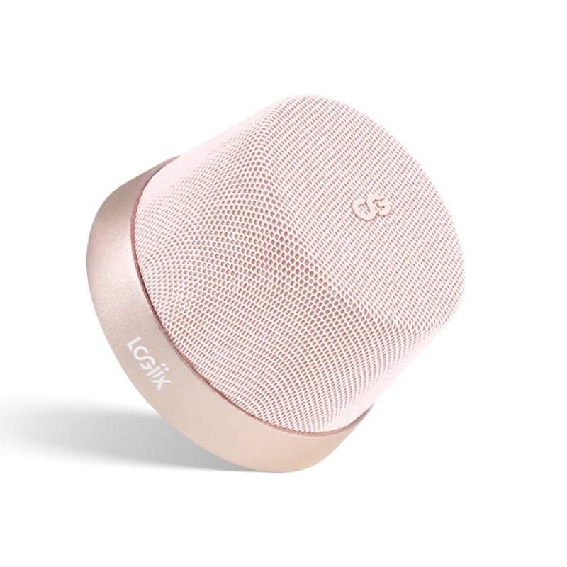 Parlante Bluetooth LOGiiX Blue Piston Mini (Sistema Magnético, Audio HD, Rosado Claro)