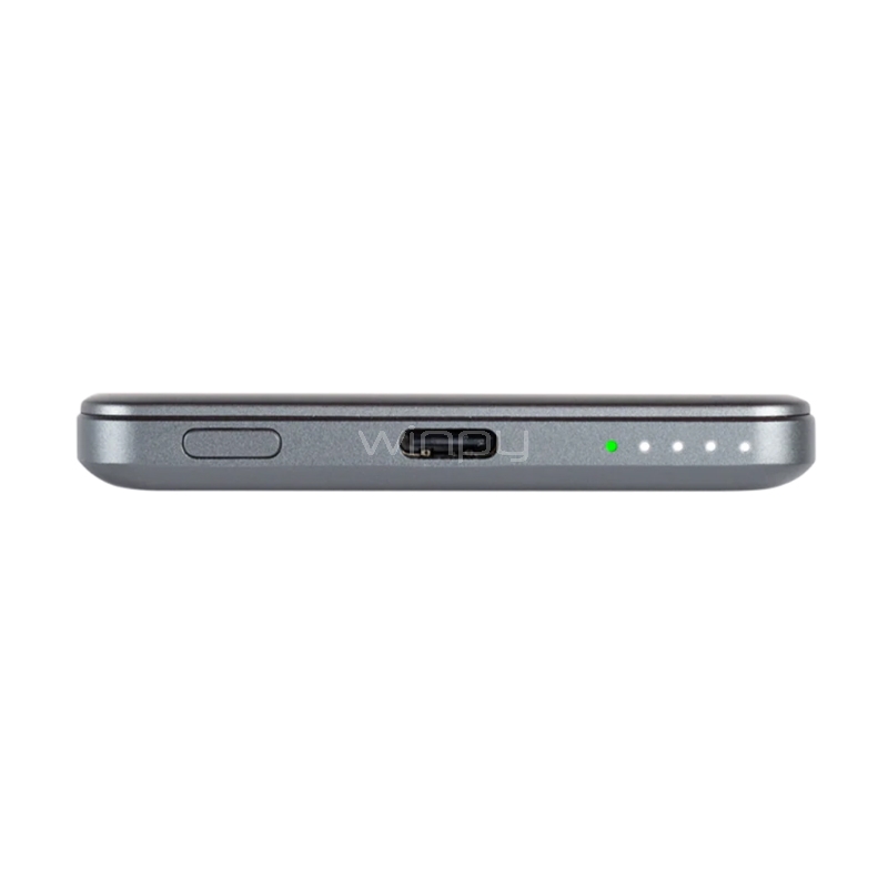 Batería Portátil LOGiiX Piston Power 5000mAh (USB-C, 20W, Gris)