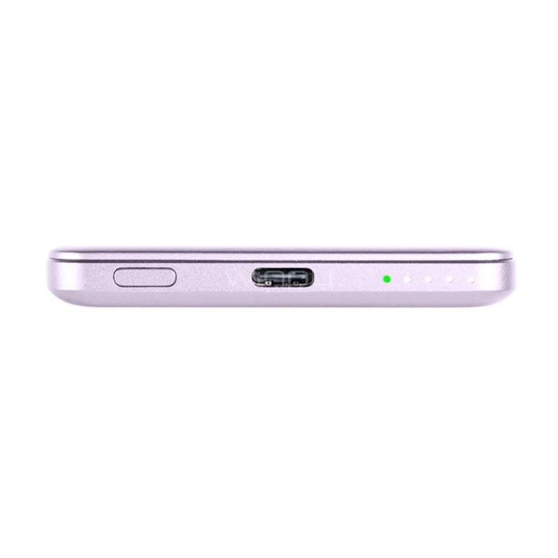 Batería Portátil LOGiiX Piston Power 5000mAh (USB-C, 20W, Rosado)