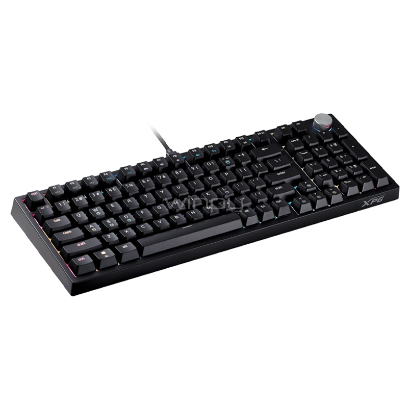 Teclado Mecánico XPG Sorcerer RGB (Switch Red, Compacto 96%, USB-C, Negro)