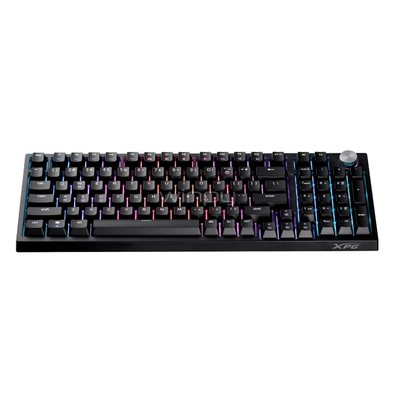 Teclado Mecánico XPG Sorcerer RGB (Switch Red, Compacto 96%, USB-C, Negro)