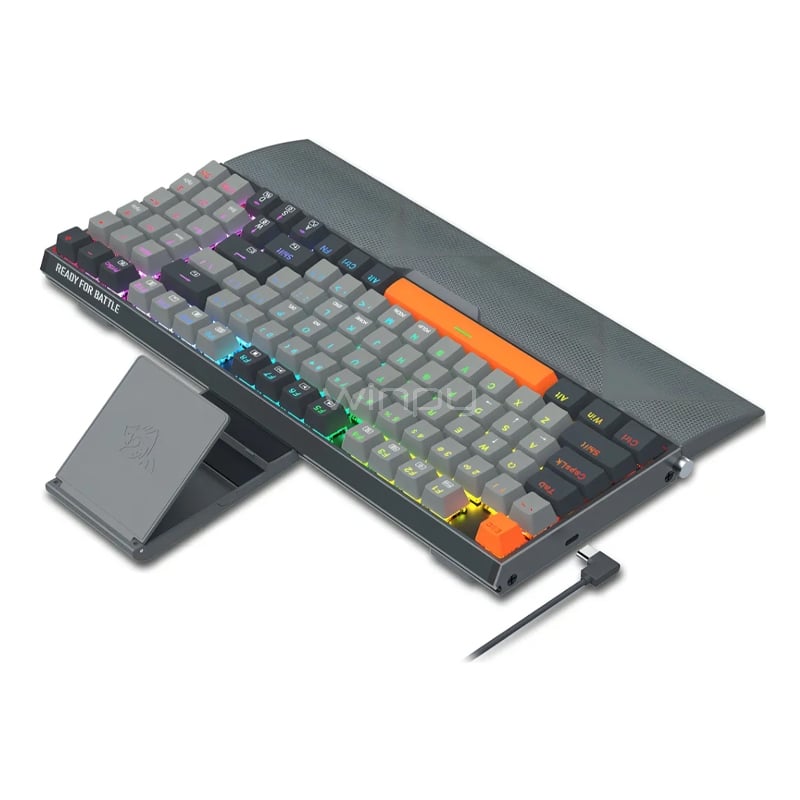 Teclado Mecánico Redragon Olaf K673 (Switch Red, USB-C, RGB