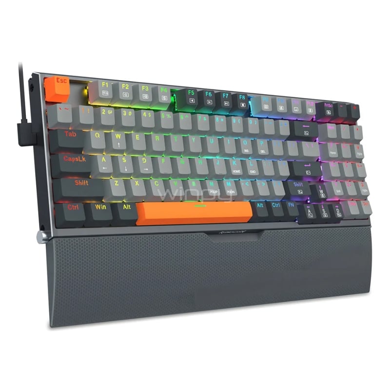 Teclado Mecánico Redragon Olaf K673 (Switch Red, USB-C, RGB