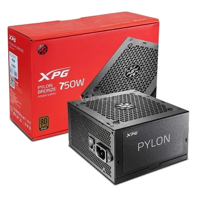 Fuente de Poder XPG PYLON de 750W (Certificada 80+ Bronze, ATX)