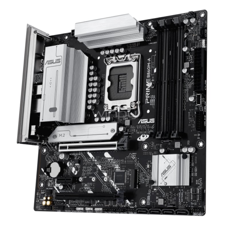 Placa Madre ASUS PRIME B860M-A (LGA1851, DDR5 8666+MHz, M.2, MicroATX)