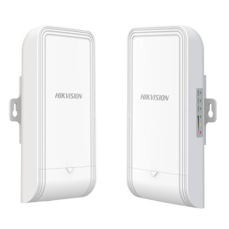 Kit Puente Inalámbrico Hikvision (hasta 3 km, 867 Mbps, MIMO 2x2, IP55, PoE 10W)