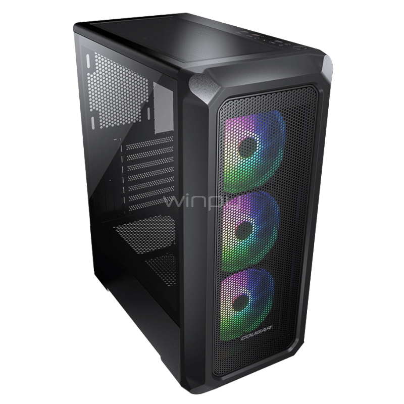 Gabinete Gamer Cougar Archon 2 Mesh RGB (ATX, Vidrio Templado, 3 ventiladores ARGB)