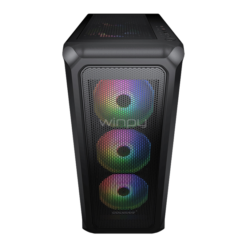 Gabinete Gamer Cougar Archon 2 Mesh RGB (ATX, Vidrio Templado, 3 ventiladores ARGB)