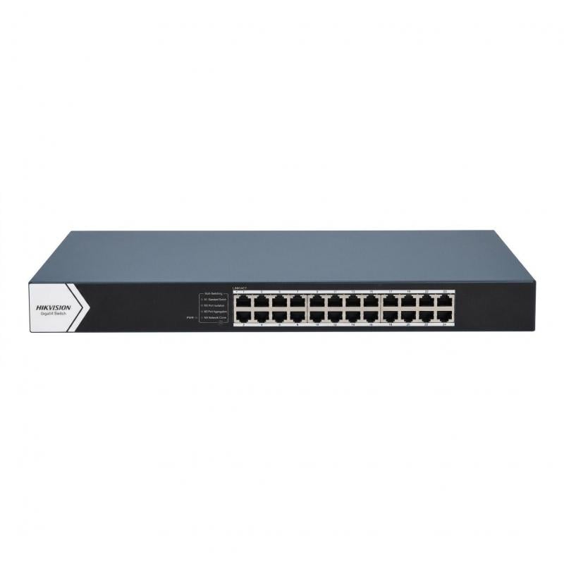 Switch Hikvision DS-3E0524-E C de 24 Puertos (Gigabit, 48 Gbps, Diseño Silencioso)