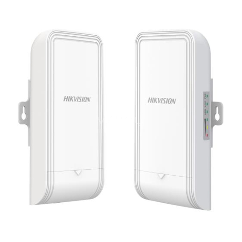 Kit Puente Inalámbrico Hikvision (hasta 1km, 300 Mbps, MIMO, IP55, PoE)
