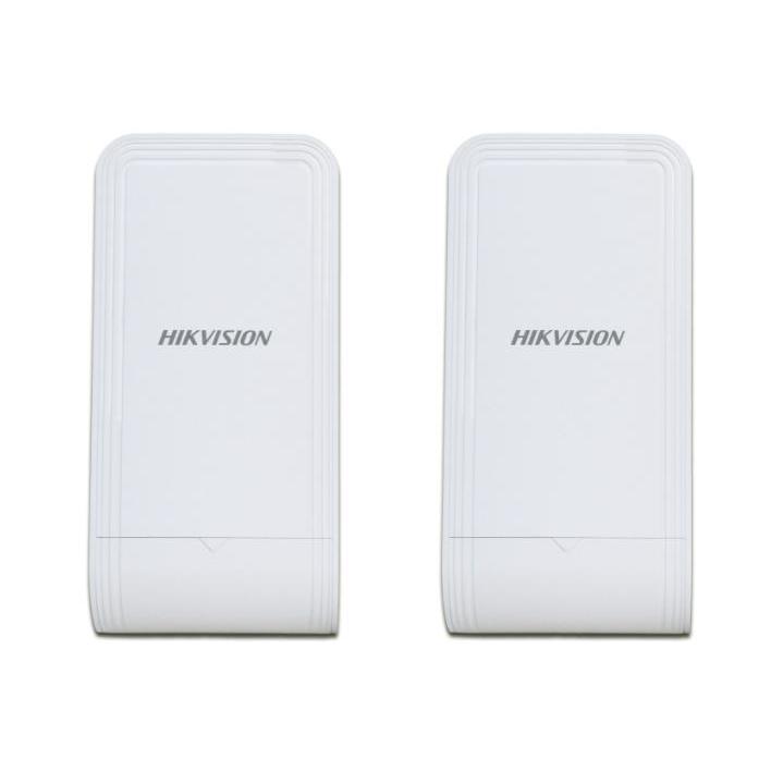 Kit Puente Inalámbrico Hikvision (hasta 1km, 300 Mbps, MIMO, IP55, PoE)