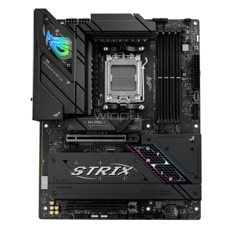 Placa Madre ASUS ROG STRIX B850-F GAMING WIFI (AM5, DDR5 8000+MHz, M.2 x4, ATX)