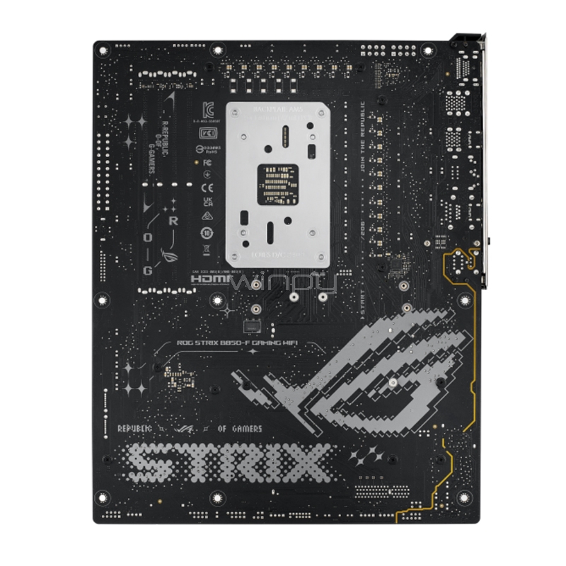 Placa Madre ASUS ROG STRIX B850-F GAMING WIFI (AM5, DDR5 8000+MHz, M.2 x4, ATX)
