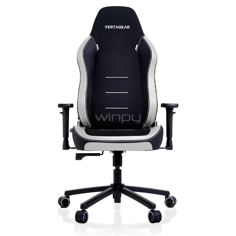 Silla Gamer Vertagear SL3800 (Ajuste Lumbar, hasta 100kg, Negro/Blanco)