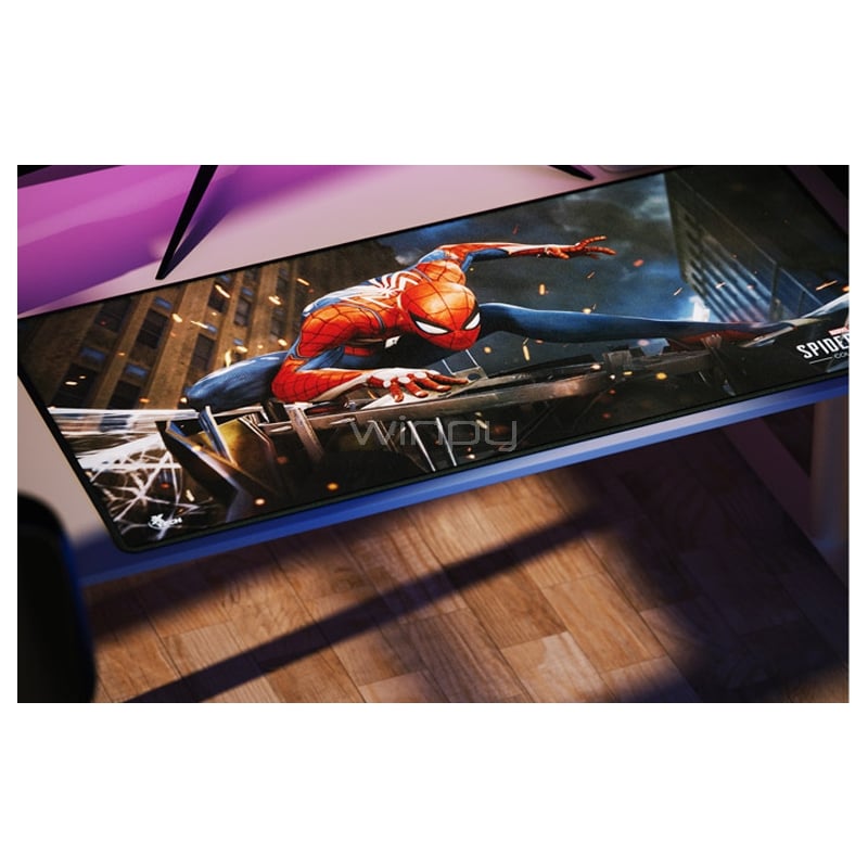 MousePad Gamer Xtech Spider-Man (90x42cm, Bordes reforzados, Edición Marvel)