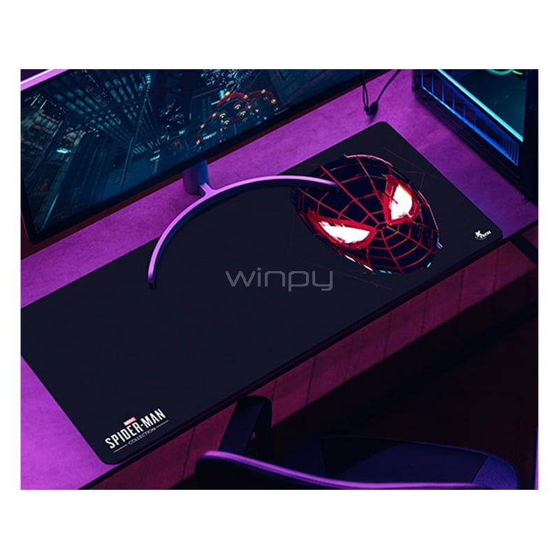 MousePad Gamer Xtech Spider-Man Miles (90x42cm, Bordes reforzados, Edición Marvel)