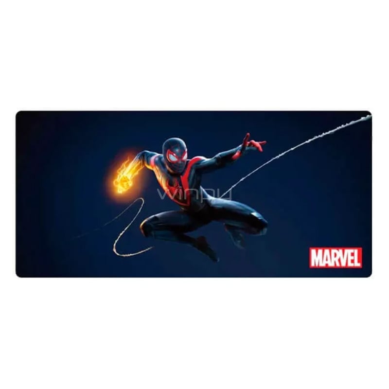 MousePad Gamer Xtech Spider-Man Miles 2 (90 x 42 cm, Bordes reforzados, Edición Marvel)