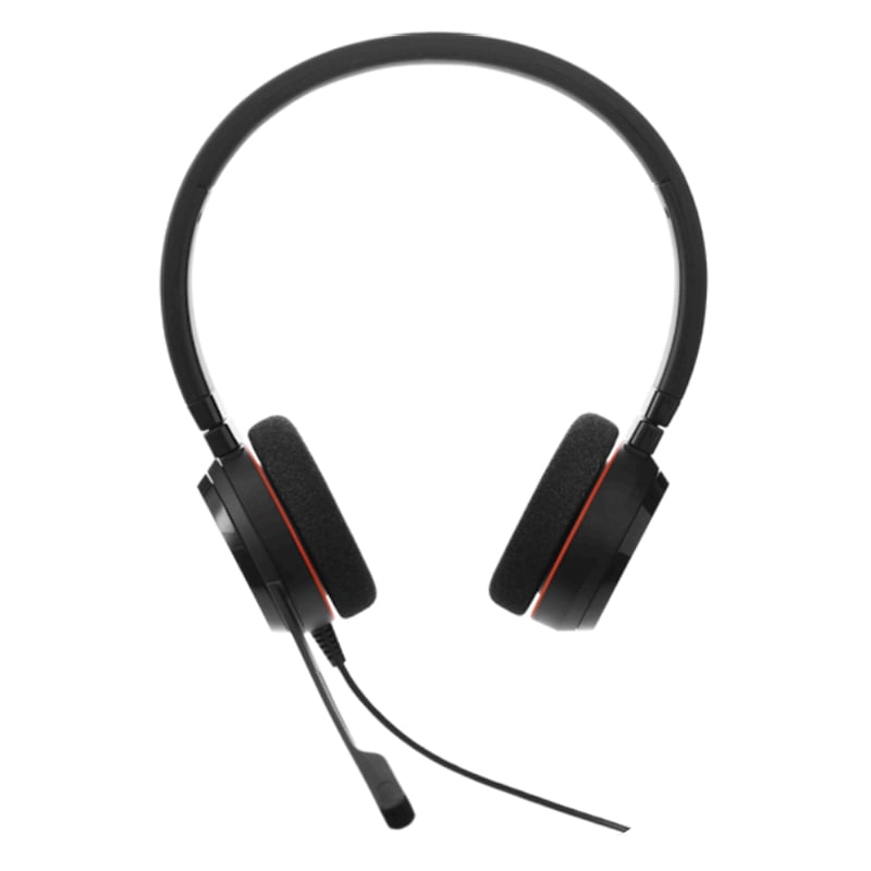 Audífonos Jabra Evolve 20 MS Teams (Controlador, USB-C/USB-A, Negro)