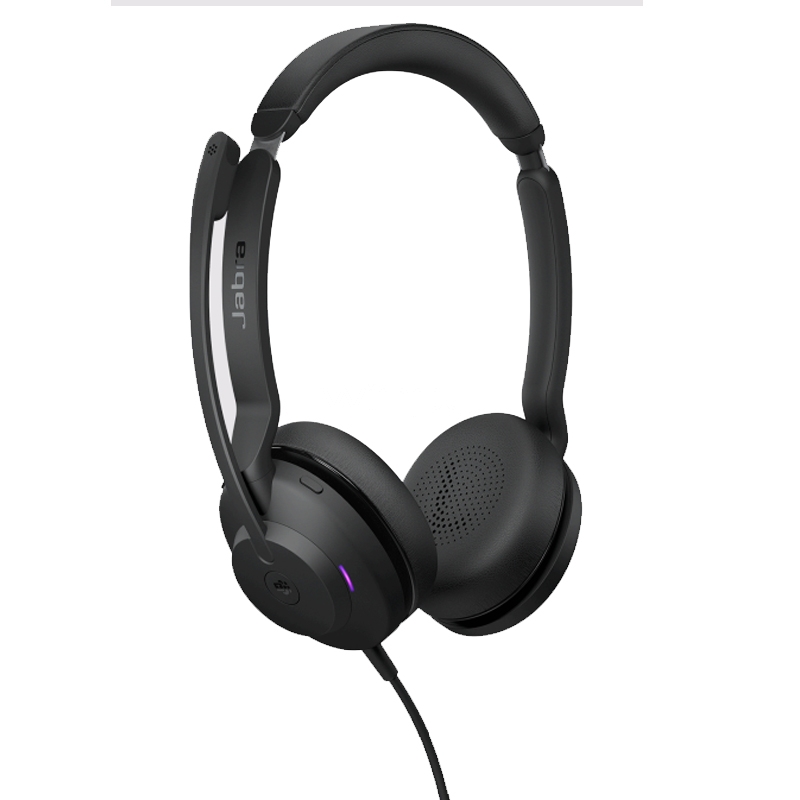 Audífonos Jabra Evolve2 30 Duo (MS Teams, USB-C/USB-A, Negro)