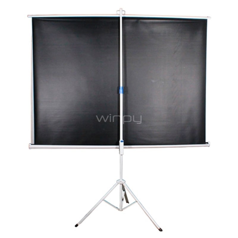 Telón de Proyector Exelink de 100“ (2x1.5mts, 4:3, Tripode, Blanco Mate)