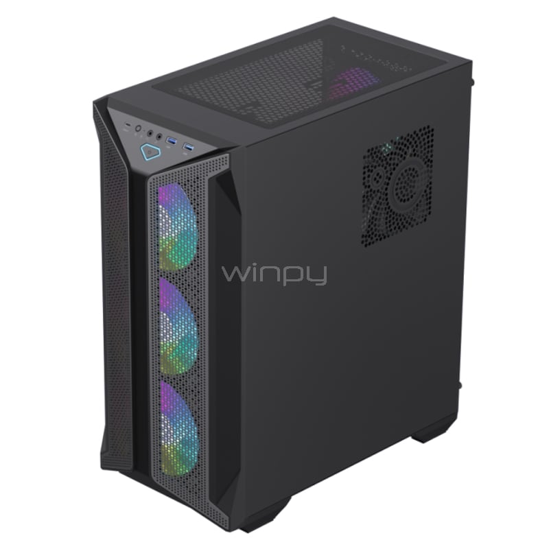 Gabinete Gamer GameMax Brufen COC (E-ATX, Vidrio Templado, 3 ventiladores ARGB + Controlador)