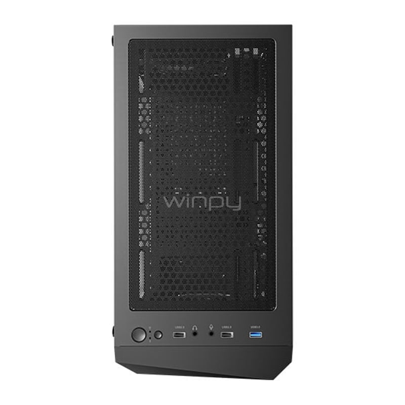 Gabinete Gamer Antec AX67 (ATX, Vidrio templado, 4 ventiladores ARGB)