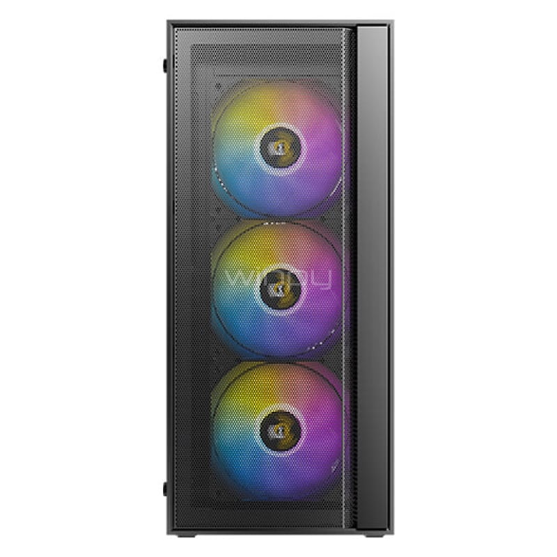 Gabinete Gamer Antec AX65 (ATX, Vidrio Templado, 4 ventiladores ARGB)