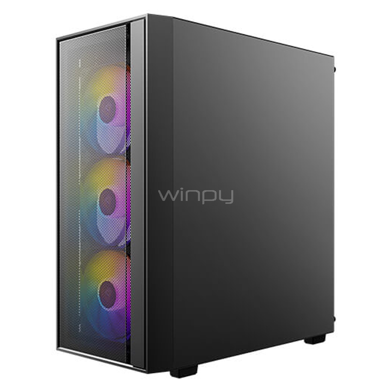 Gabinete Gamer Antec AX65 (ATX, Vidrio Templado, 4 ventiladores ARGB)