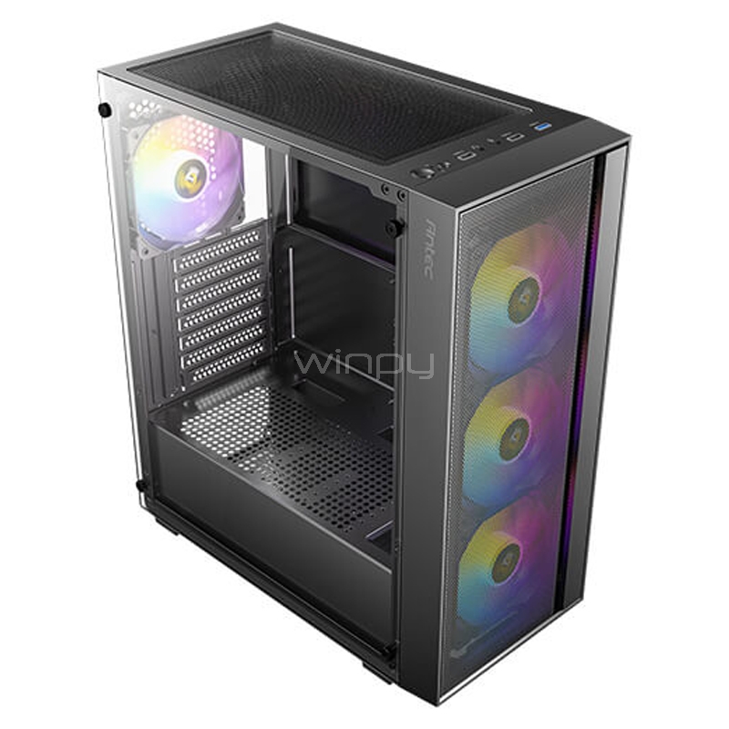 Gabinete Gamer Antec AX65 (ATX, Vidrio Templado, 4 ventiladores ARGB)