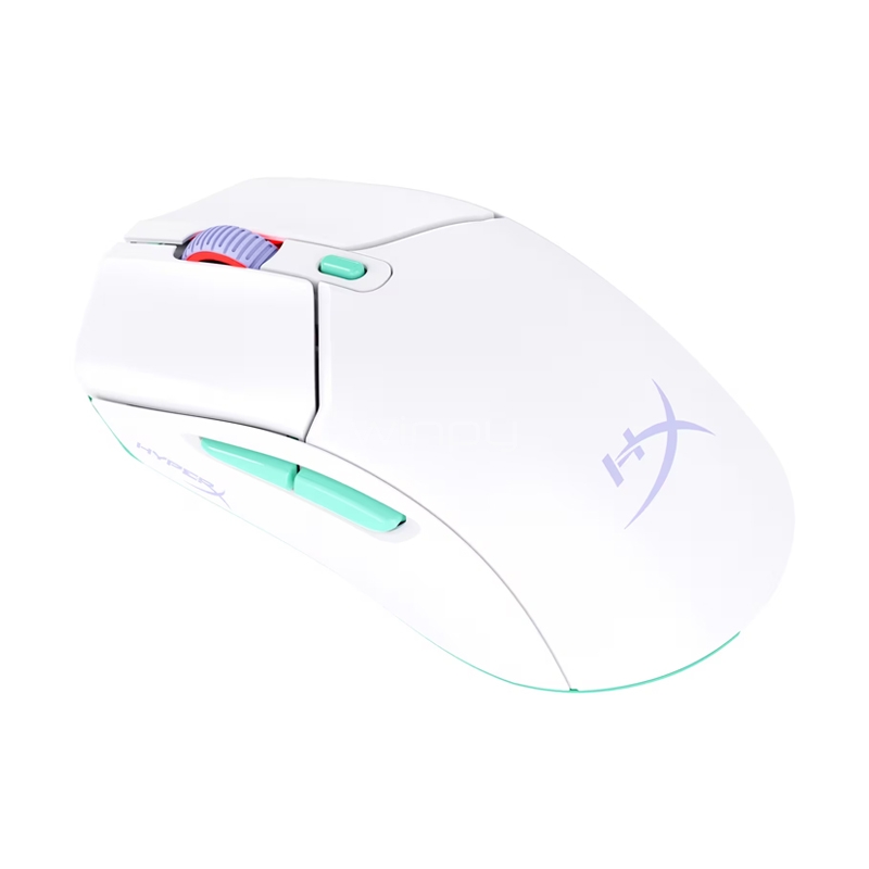 Mouse Gamer HyperX Pulsefire Haste 2 Core (Switches TTC Gold, Bluetooth/ DongleUSB, Blanco)