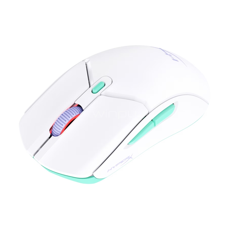 Mouse Gamer HyperX Pulsefire Haste 2 Core (Switches TTC Gold, Bluetooth/ DongleUSB, Blanco)