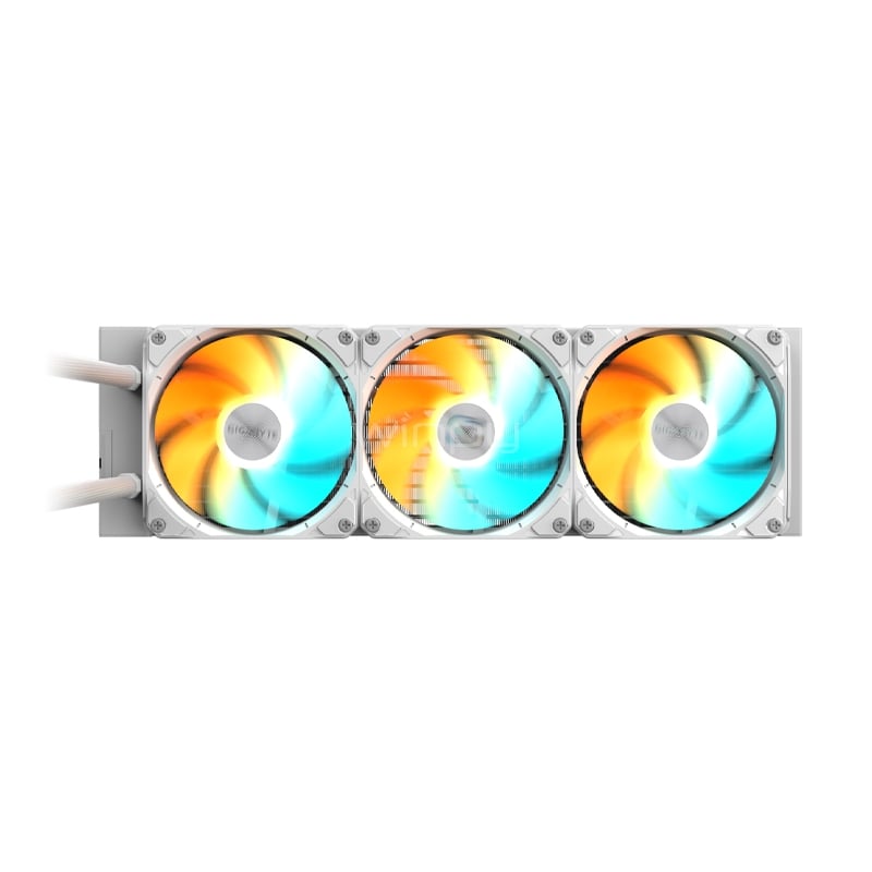 Refrigeración Líquida Gigabyte Gaming 360 ICE (LGA1851/AM5, 120mm x3 ARGB, 4500rpm, Blanco)