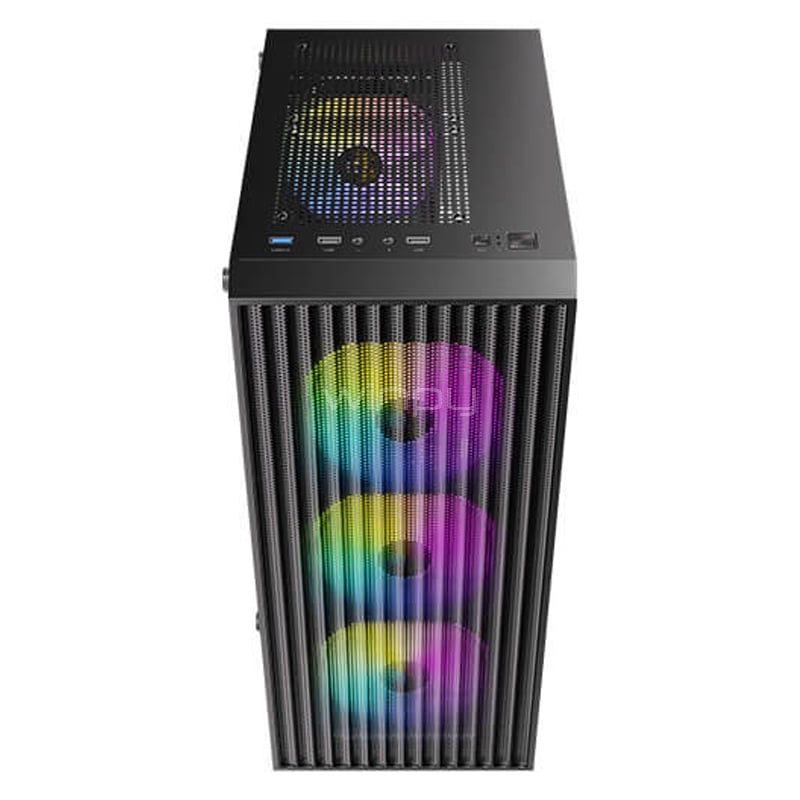 Gabinete Gamer Antec AX27 RGB Elite (ATX, Vidrio Templado, 4 ventiladores RGB)