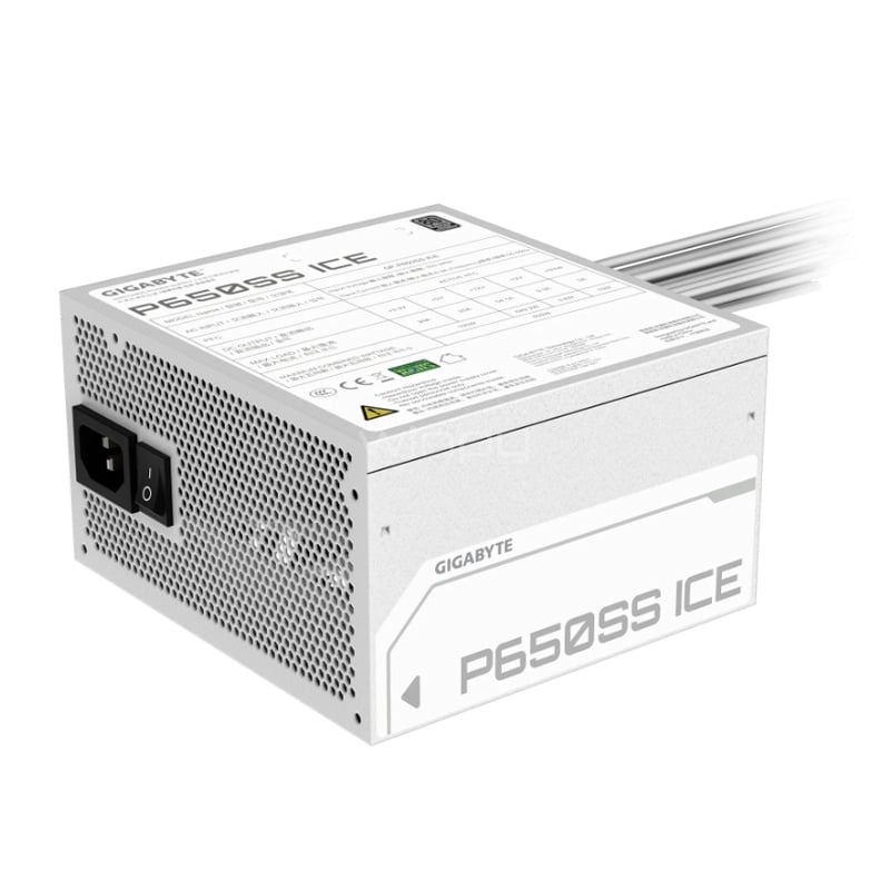 Fuente de Poder Gigabyte P650SS ICE de 650W (Certificada 80+ Silver, ATX 3.0)