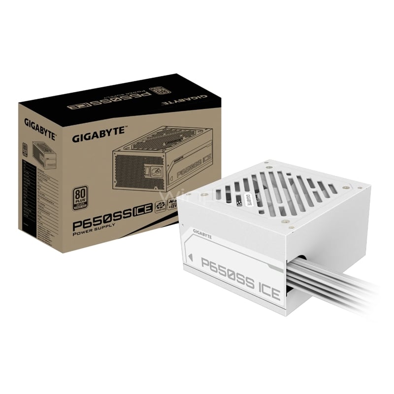 Fuente de Poder Gigabyte P650SS ICE de 650W (Certificada 80+ Silver, ATX 3.0)