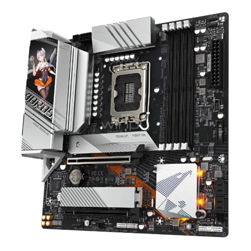 Placa Madre Gigabyte B760M AORUS ELITE AX-P (LGA1700, DDR5 4000