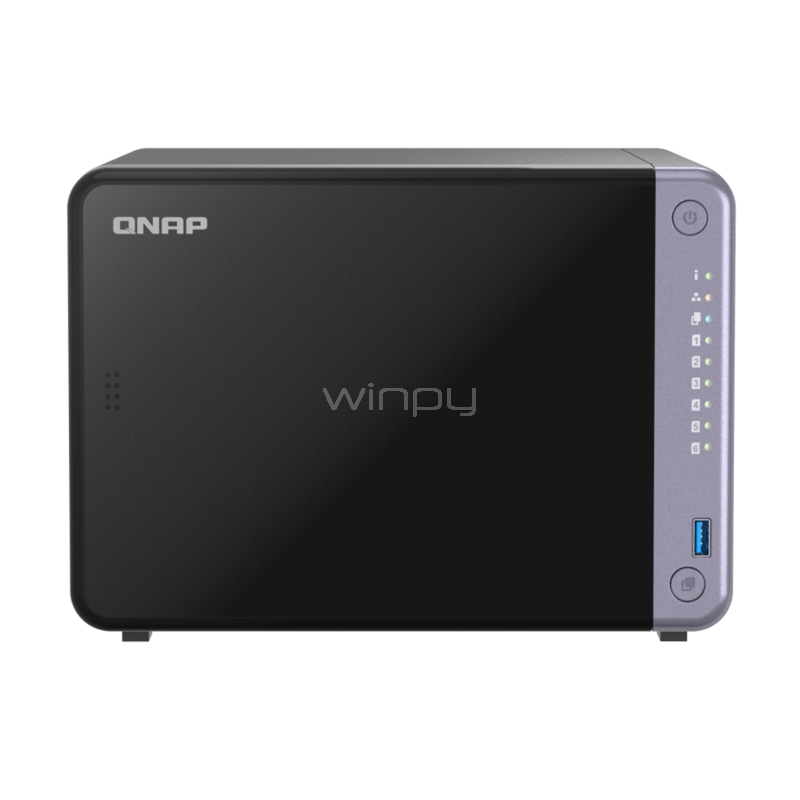 NAS QNAP TS-632X  con 6 Bahías de 3.5“ (Alpine AL524, 4GB DDR4)