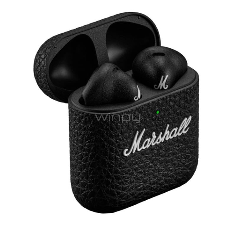 Audífonos Bluetooth Marshall MINOR IV (Modos ANC/Transparencia, Negro)