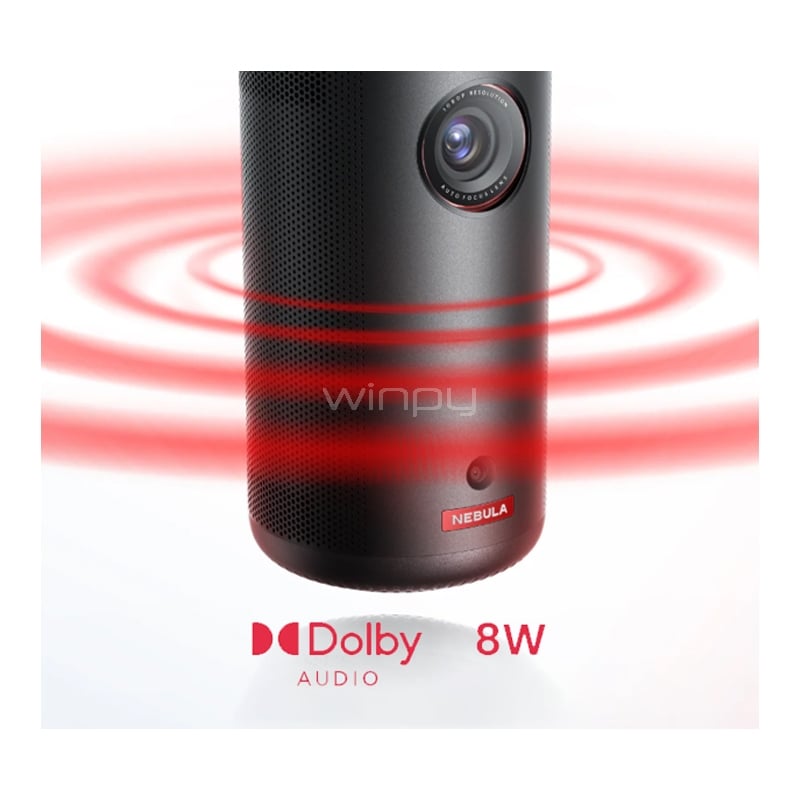 Proyector Nebula Capsule 3 (DLP, Full HD, Altavoces 8W, Google TV)