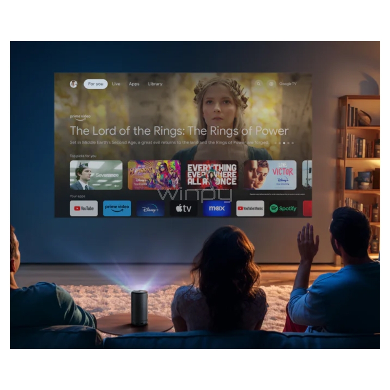 Proyector Nebula Capsule 3 (DLP, Full HD, Altavoces 8W, Google TV)