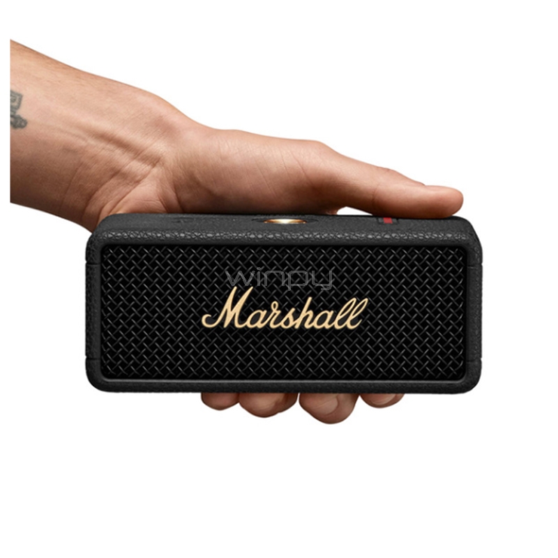 Parlante Bluetooth Marshall Emberton III (Sonido 360, IP67, Negro)