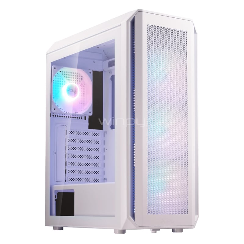 Gabinete XPG Valor Air Plus (ATX, Vidrio Templado, 4 Ventiladores ARGB, Blanco)