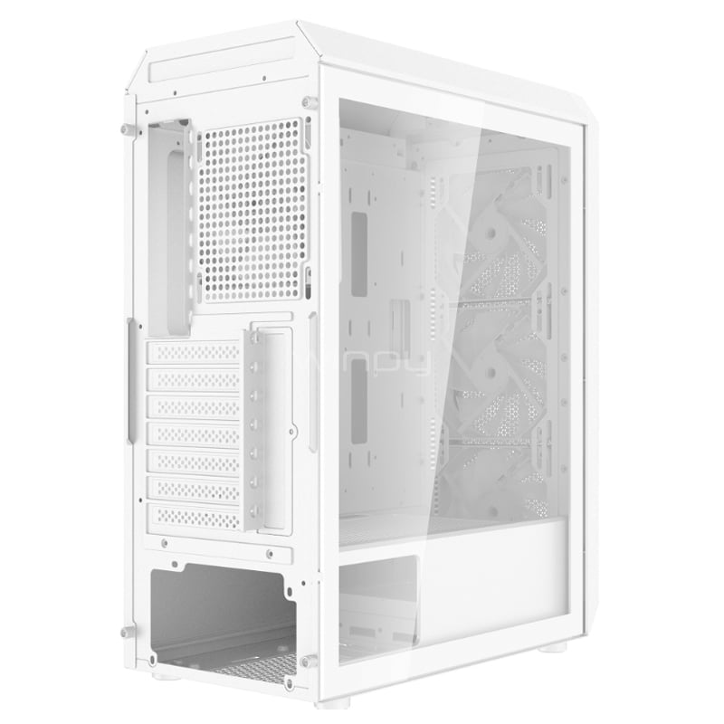 Gabinete XPG Valor Air Plus (ATX, Vidrio Templado, 4 Ventiladores ARGB, Blanco)