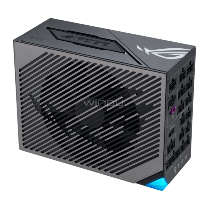 Fuente de Poder ASUS ROG THOR de 1600 Watts (Full Modular, Certificada 80+ Titanium III, ATX 3.1)
