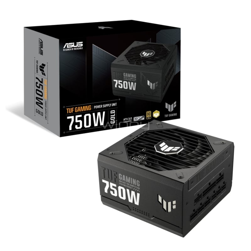 Fuente de Poder ASUS TUF Gaming de 750 Watts (Full Modular, Certificada 80+ Gold, ATX 3.1)